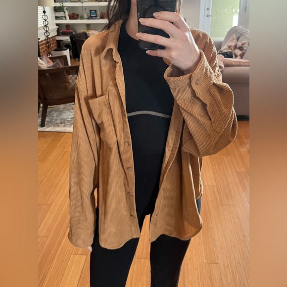 Corduroy Camel Button Down - Picture 5 of 8